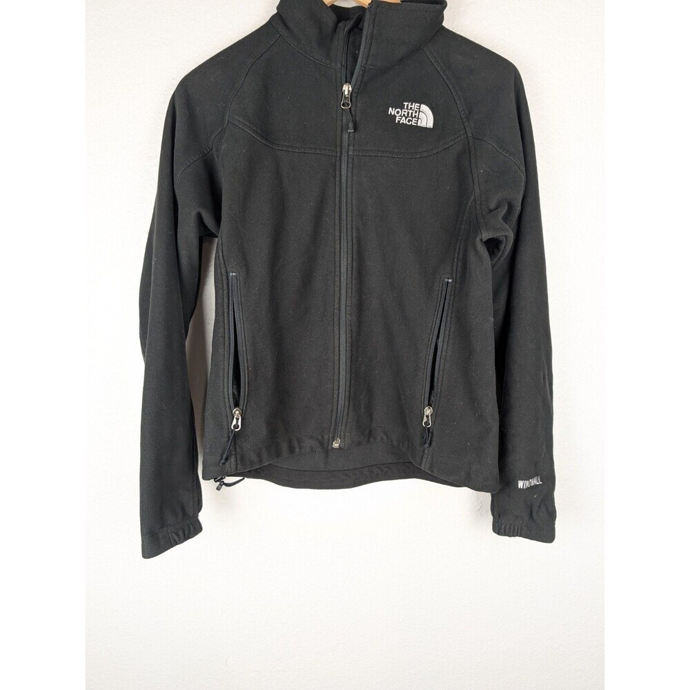 THE NORTH FACE Women WindWall Zip Fleece Jumper Sweater Jacket Size‎ S 145
